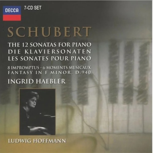 [중고CD] Ingrid Haebler, Ludwig Hoffmann / Schubert: 12 Sonatas, Moments musicaux, Fantasy (7CD Box SET/수입/4563672)