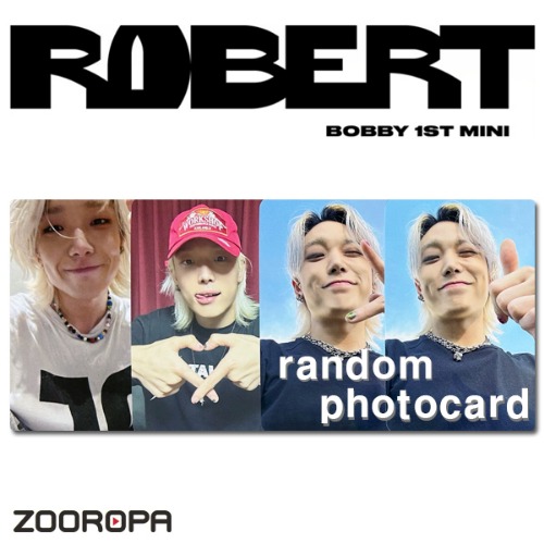 [D 포토카드] BOBBY 바비 ROBERT (정품/애플뮤직)