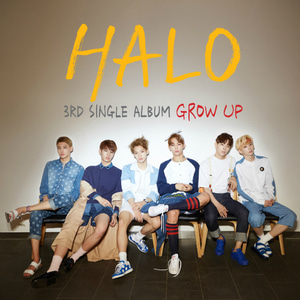[중고] 헤일로 (Halo) / Grow Up (3rd Single Album/포카없음)
