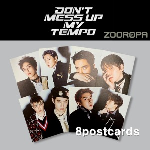 [초도 한정 엽서 8종] 엑소 (EXO) / 5집 Don&#039;t Mess Up My Tempo 템포
