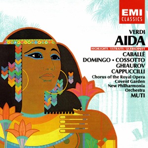 [중고CD] Verdi | Caballé | Domingo • Cossotto | Ghiaurov | Cappuccilli | Chorus Of The Royal Opera House, Covent Garden | New Philharmonia Orchestra | Muti – Aida (Highlights / Extraits / Querschnitt) (수입/7690582)