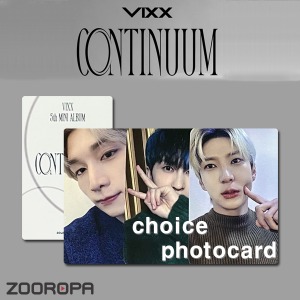 [A 포토카드 선택] VIXX 빅스 미니앨범 CONTINUUM (정품/사운드웨이브)