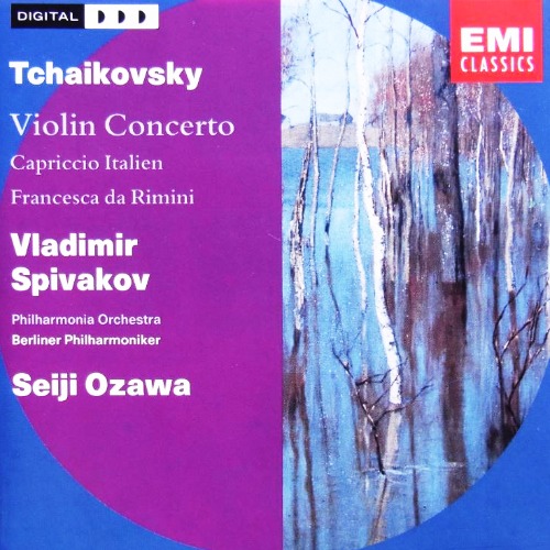 [중고CD] Spivakov, Ozawa / Tchaikovsky : Violin Concerto, Capriccio Italien, Francesca da Rimini (수입/724348332622)