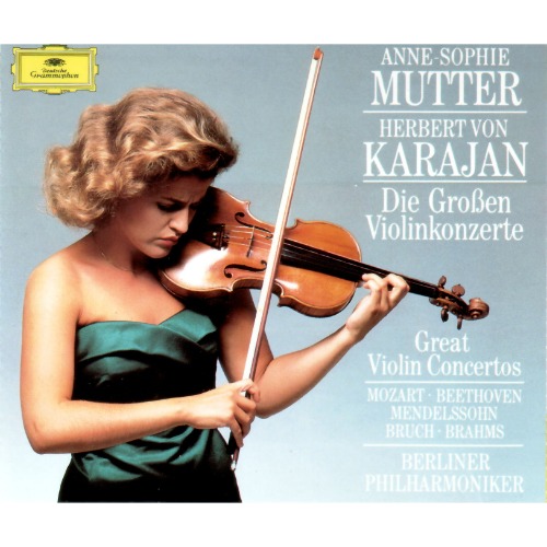 [중고CD] Anne-Sophie Mutter 유명 바이올린 협주곡 / 베토벤 브람스 브루흐 멘델스존 모차르트 (The Great Violin Concertos) 안네 소피 무터 [ 4CD Box Set / 수입 / 4155652 ]