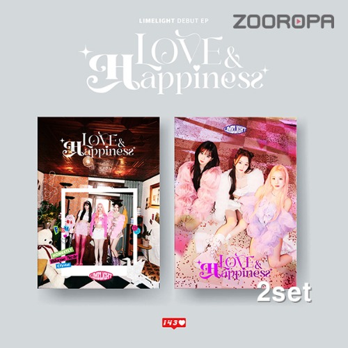 [2종세트] LIMELIGHT 라임라잇 LOVE &amp; HAPPINESS DEBUT EP
