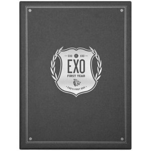 [개봉/DVD] 엑소 (Exo) / Exo&#039;s First Box (EXO First Year 4DVD BOX/A급+이어폰줄 와인더)