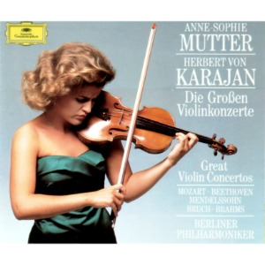 [중고CD] Anne-Sophie Mutter 유명 바이올린 협주곡 / 베토벤 브람스 브루흐 멘델스존 모차르트 (The Great Violin Concertos) 안네 소피 무터 [ 4CD Box Set / 수입 / 4155652 ]