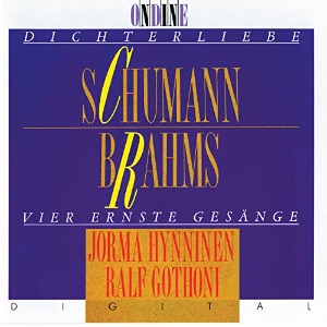 [중고CD] Jorma Hynninen, Ralf Gothoni / Schumann : Dichterliebe, Brahms : Vier Ernste Gesange (scc013pod)