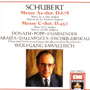 [중고CD] Wolfgang Sawallisch / Schubert : Mass D.678, Mass In C D.452 (수입/724348334329)