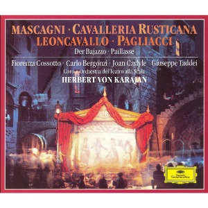 [중고CD] Herbert von Karajan 마스카니: 카발레리아 루스티카나 / 레온카발로: 팔리아치 - 카라얀 (Mascagni: Cavalleria Rusticana / Leoncavallo: Pagliacci/3CD Box Set/수입/4192572)